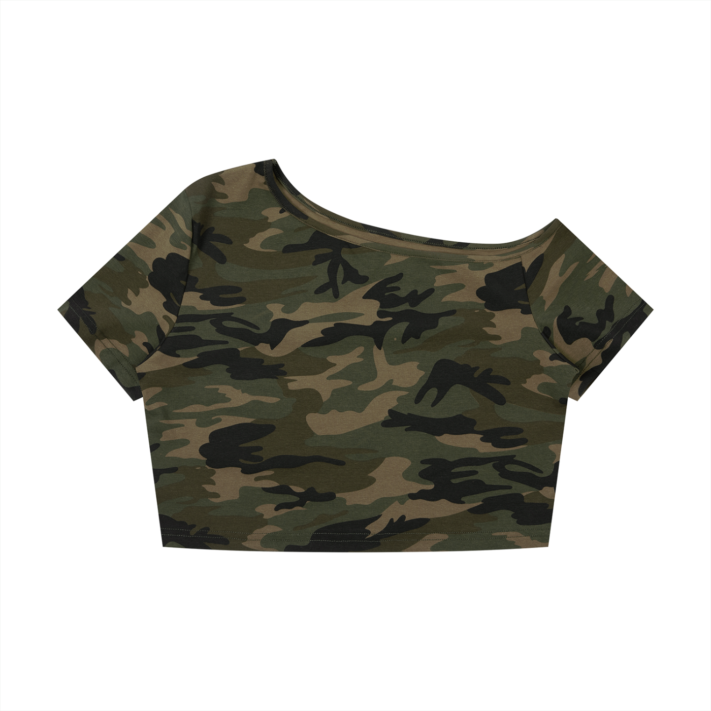 all,arcaprl,women,woman,womens,womans,camo,off,shoulder,crop,tshirt,tee,upper,body,wt0202