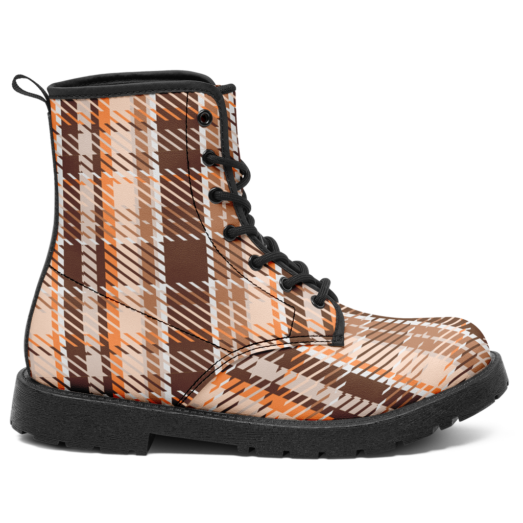 N | city strider boot | brown plaid - Arcadia Apparel
