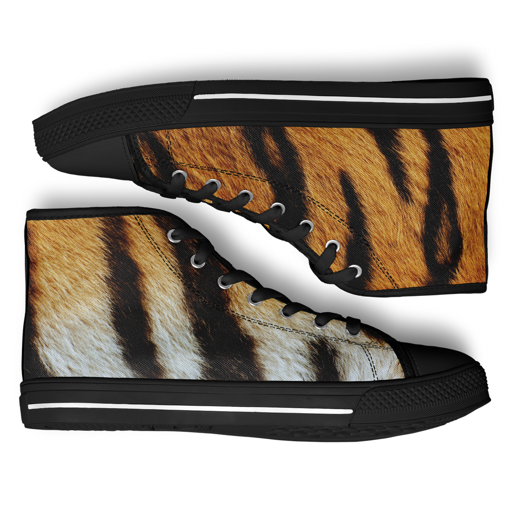 SNE4K | high top | tiger stripes | black details