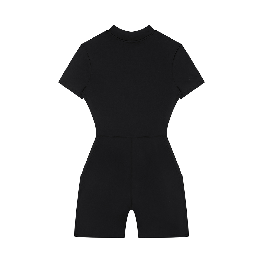 all,arcaprl,quarter,zip,short,sleeve,romper,women,womens,woman,womans,upper,body,wo0012