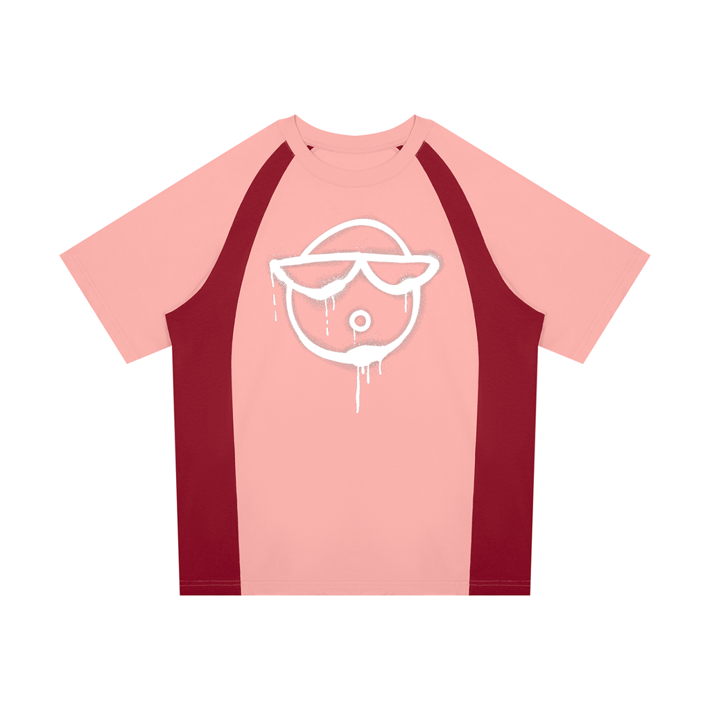 O | raglan colour block t-shirt | 8o