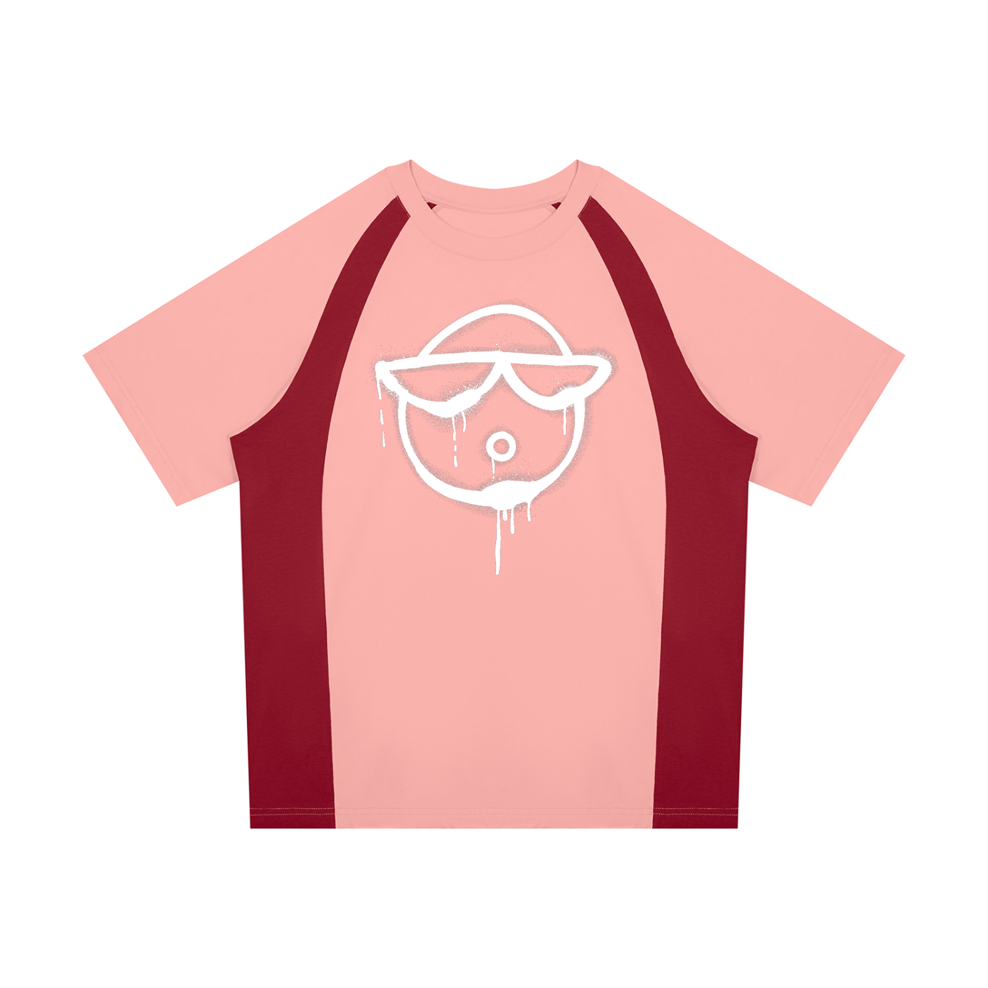 O | raglan colour block t-shirt | 8o