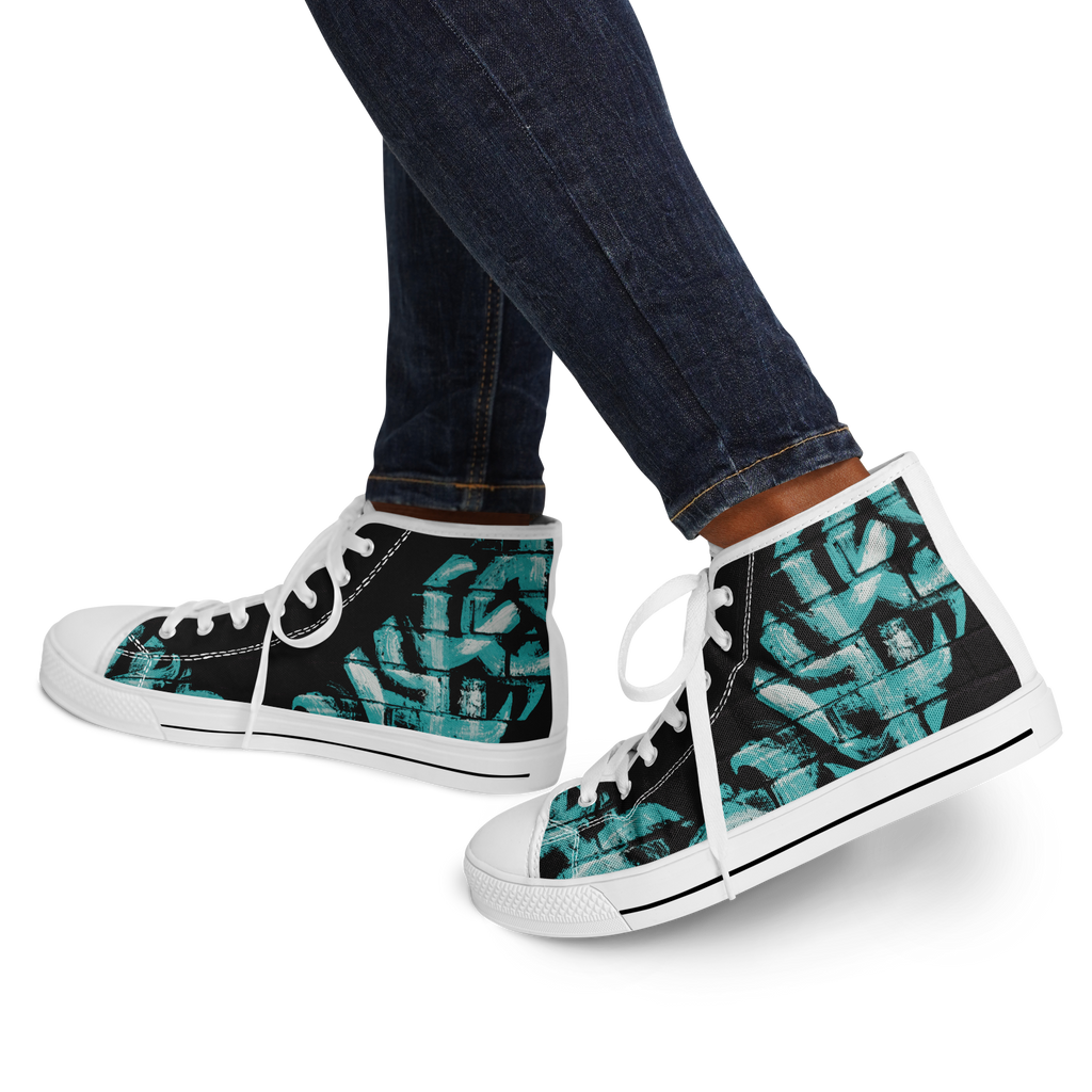 SNEAK | high top | graffiti checkmark