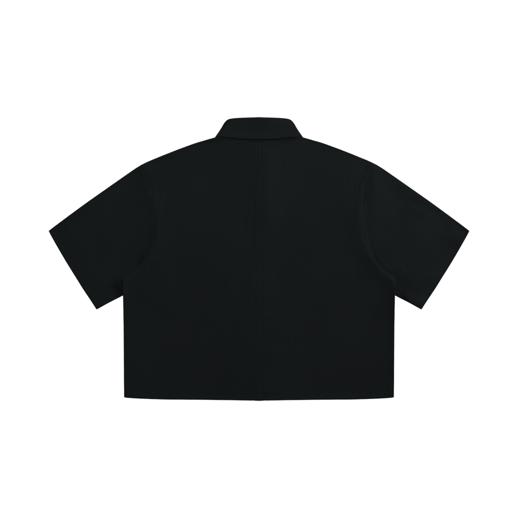 all,arcaprl,crop,short,sleeve,shortsleeve,shirt,collar,collared,100,cotton,upper,body,women,woman,womens,womans,wt0225