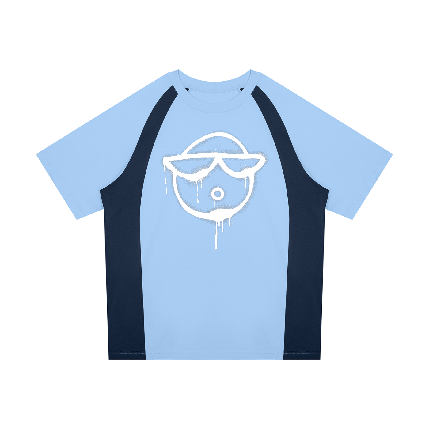 O | raglan colour block t-shirt | 8o