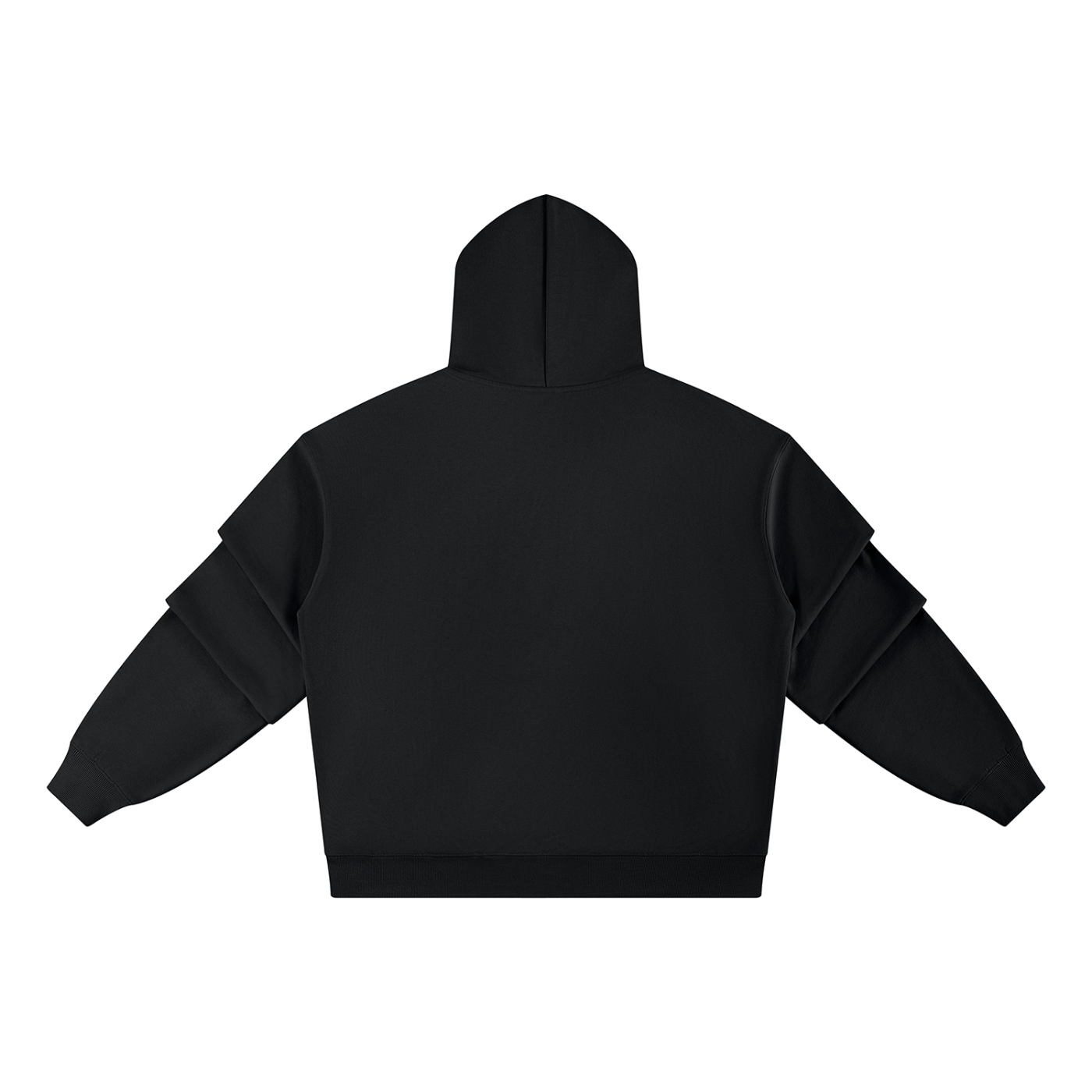 all,arcaprl,ut0229,one,size,upper,body,heavyweight,ruched,sleeves,hoodie