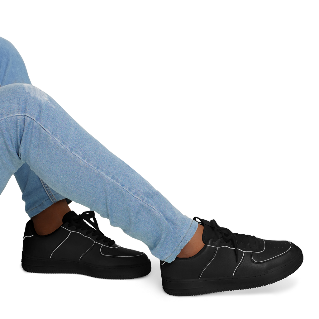 N | core low top | black w/ logo on the heel - Arcadia Apparel