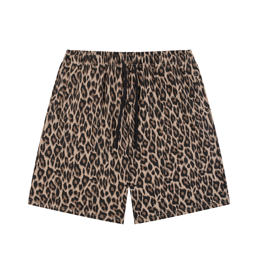 all,arcaprl,heavyweight,drawstring,leopard,shorts,lower body,one-size,ub0037,100% cotton