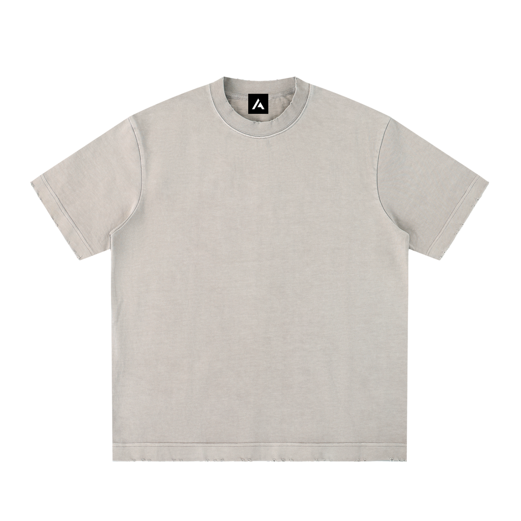 all,heavyweight,vintage washed,frayed,t-shirt,tee,one-size,arcaprl,arcadia apparel,arcadia