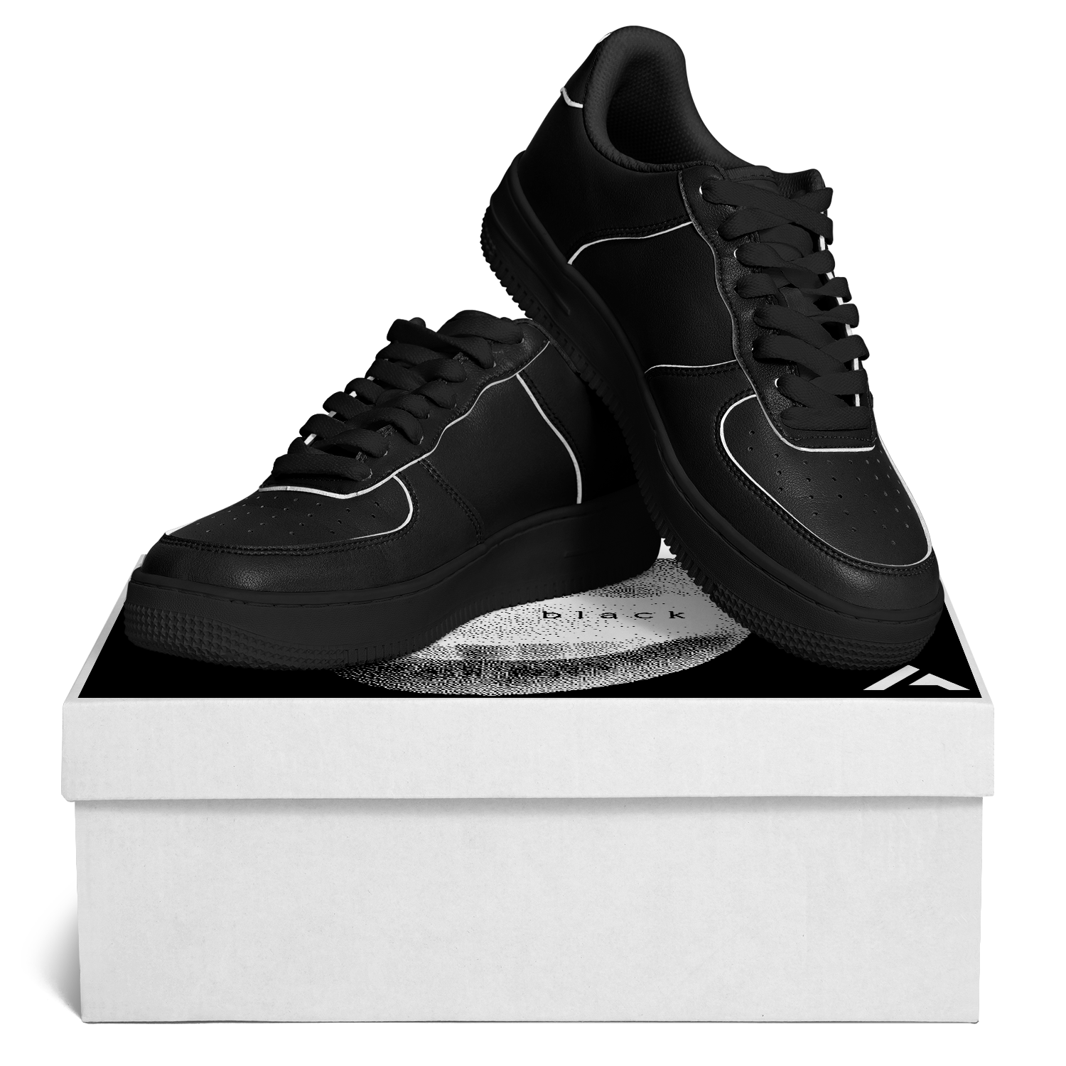 N | core low top | black w/ logo on the heel - Arcadia Apparel