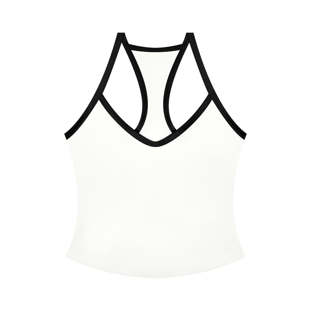 W | colour block yoga tank top