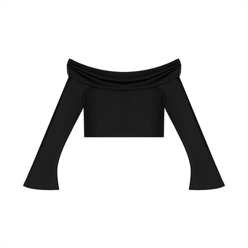 all,arcaprl,womens,upper,body,off,the,shoulder,bell,sleeve,crop,wt0112,tshirt