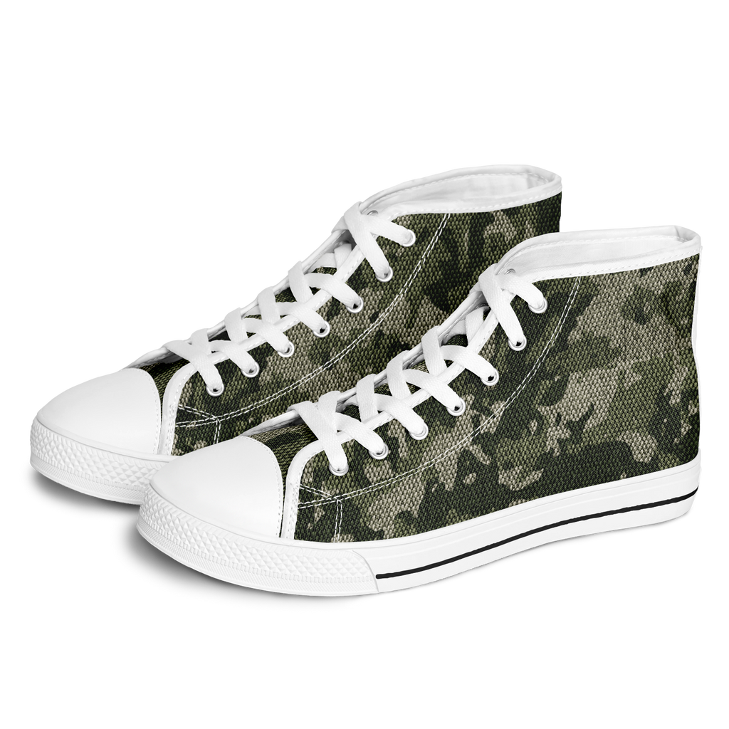 HIGH TOP | green camo | white sole - Arcadia Apparel