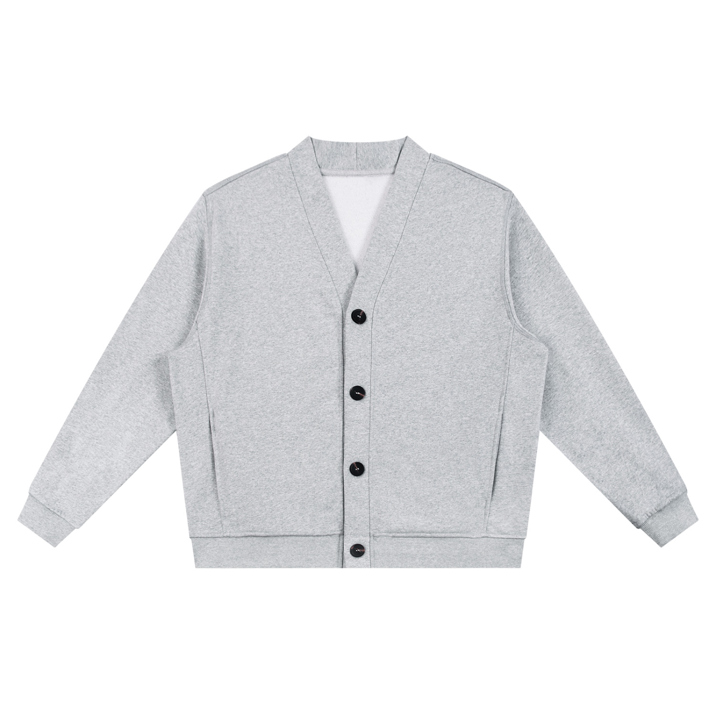 M | essential heavyweight sweat cardigan - Arcadia Apparel