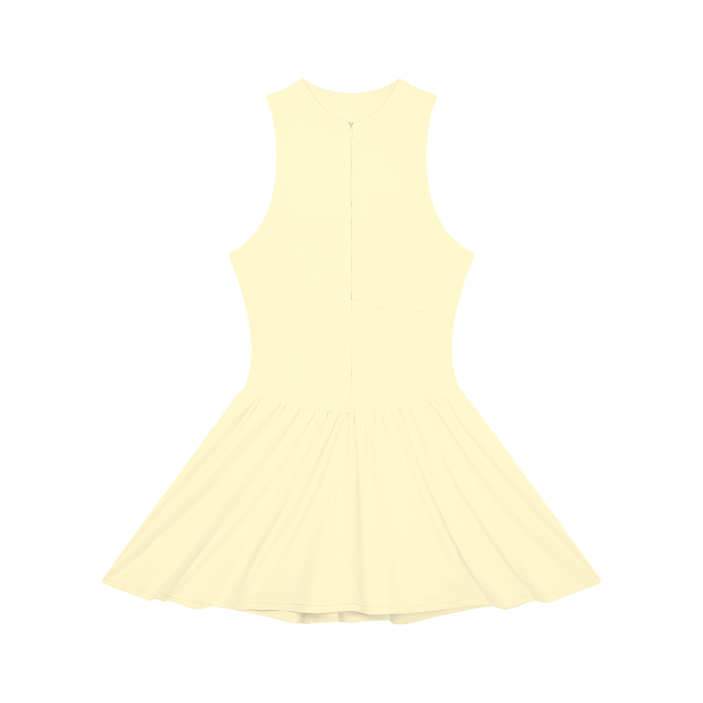all,arcaprl,wo0015,upper,body,ruched,sleeveless,x,line,full,zip,dress,womens,women,woman,womans