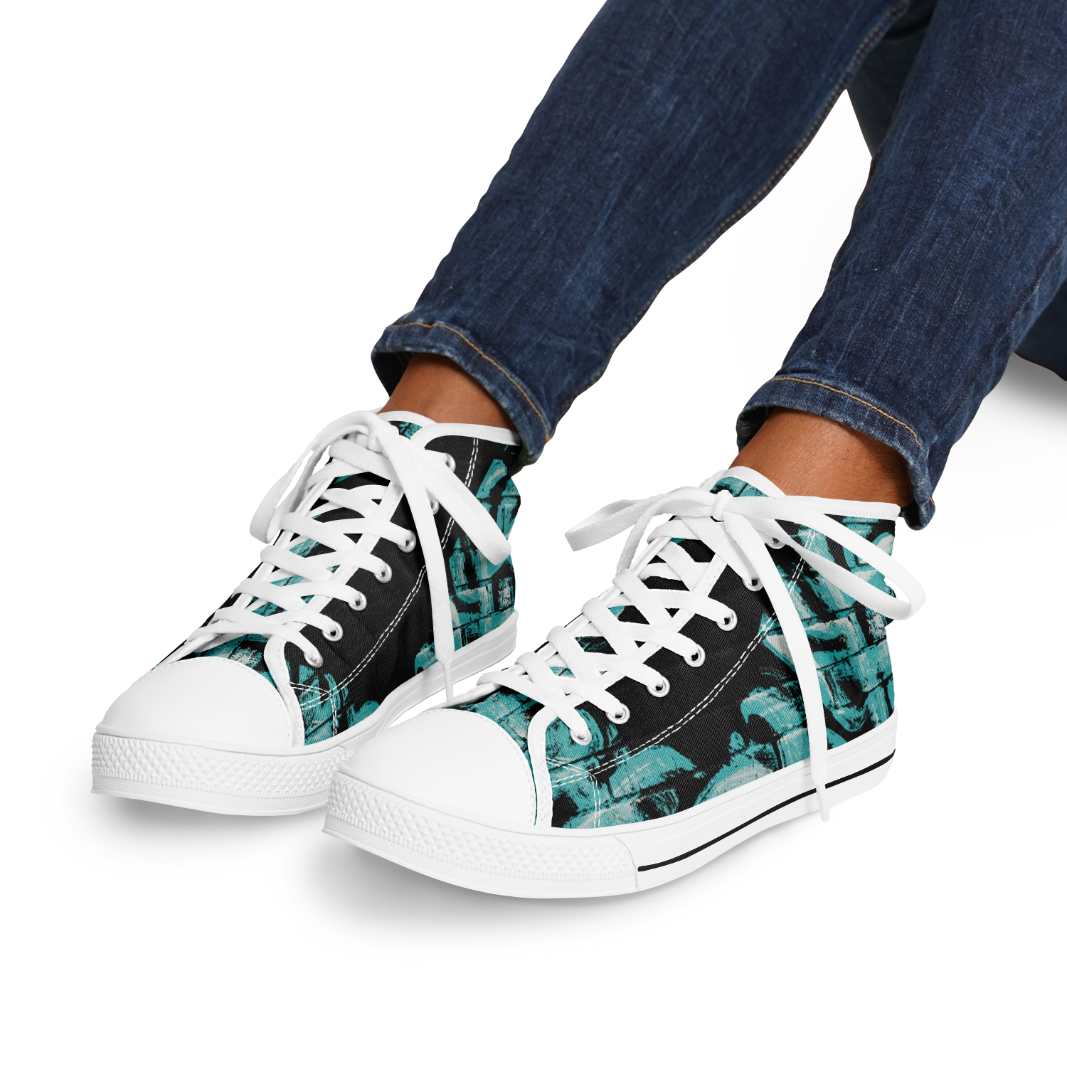 SNEAK | high top | graffiti checkmark