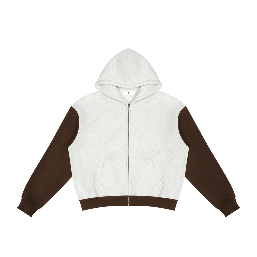 all,arcaprl,color,colour,block,full,zip,fleece,hoodie,ut0213,one,size,upper,body