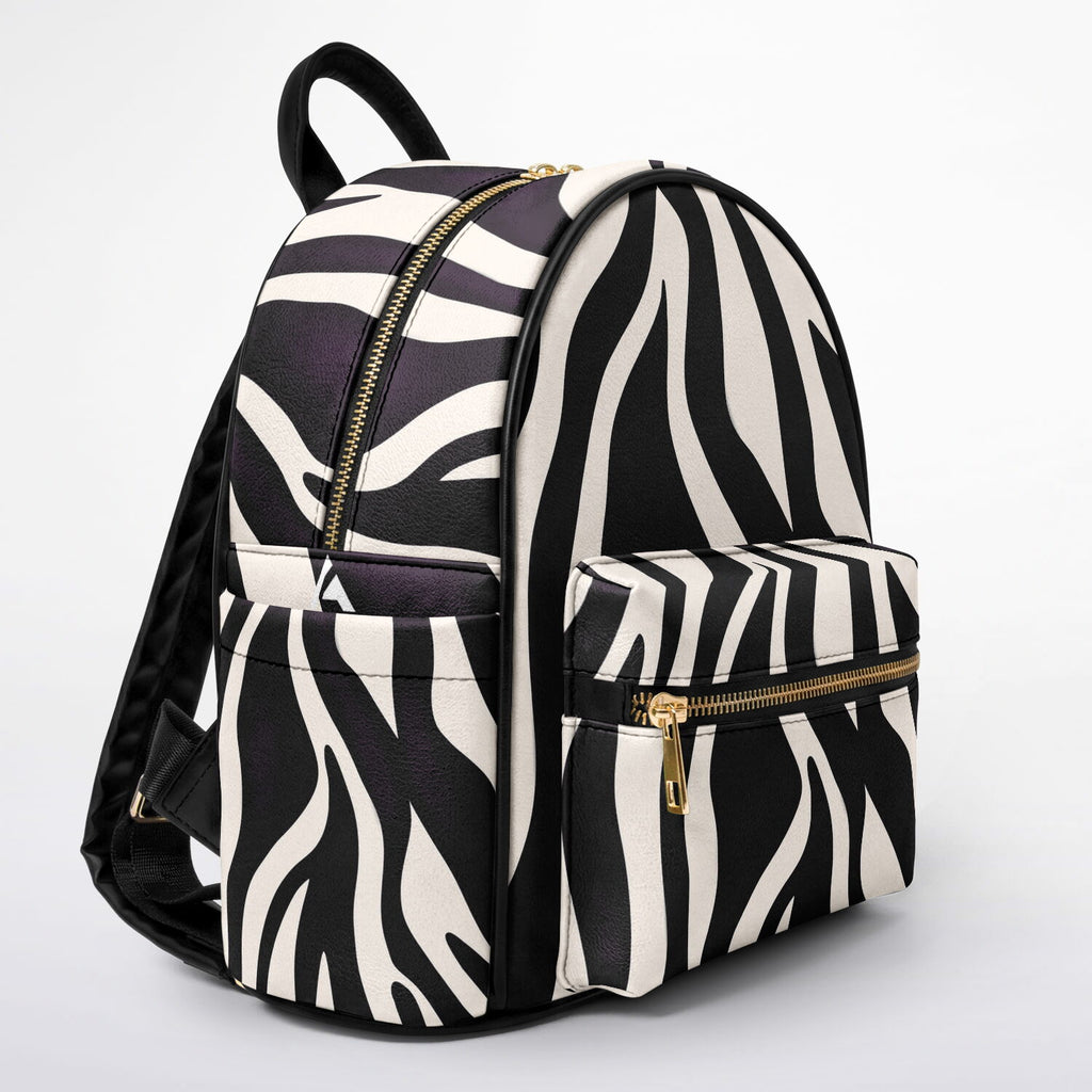 Mini Backpack | zebra print