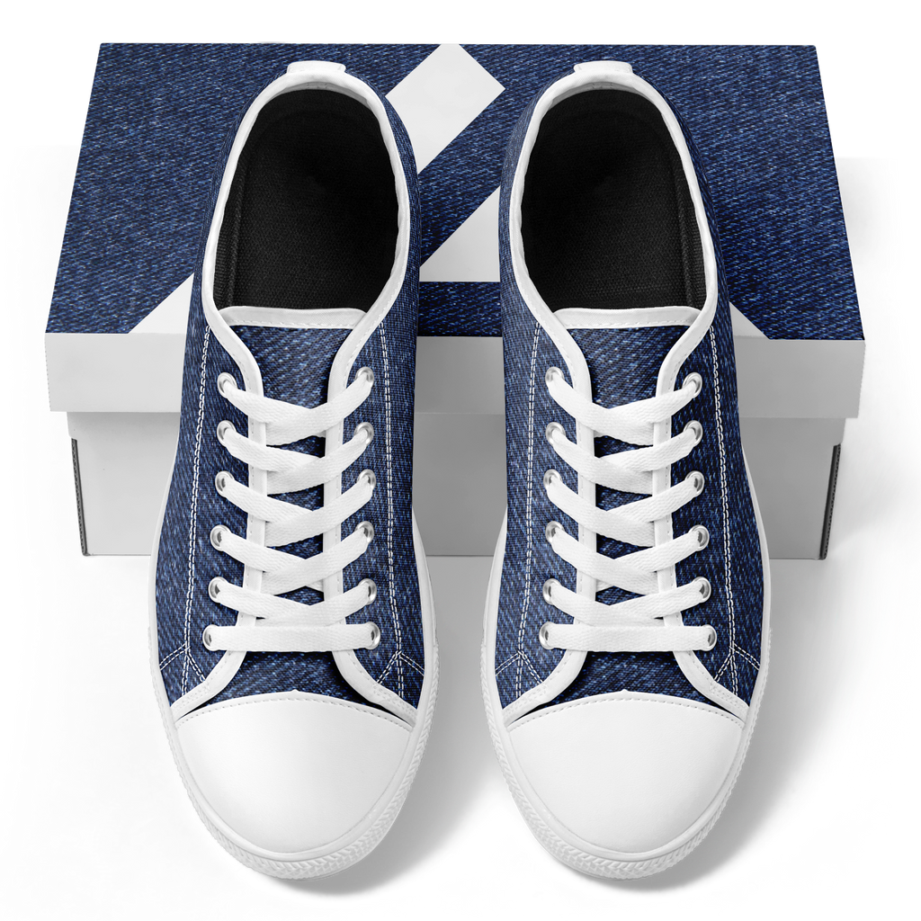 SNEAK | low top | navy denim - Arcadia Apparel
