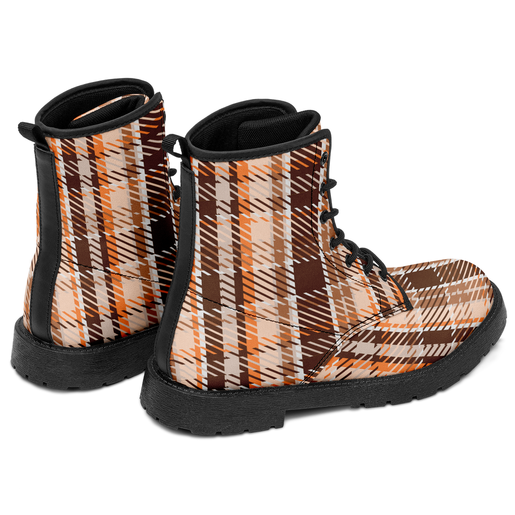 N | city strider boot | brown plaid - Arcadia Apparel