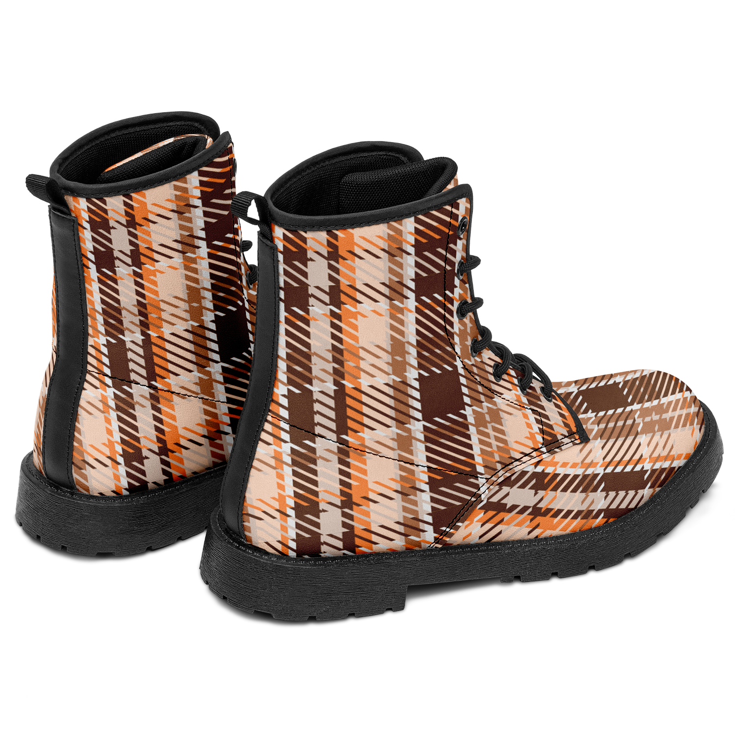 N | city strider boot | brown plaid - Arcadia Apparel