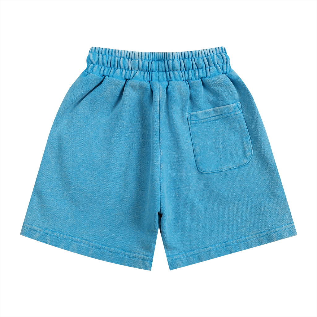 K | snow-washed kids' shorts