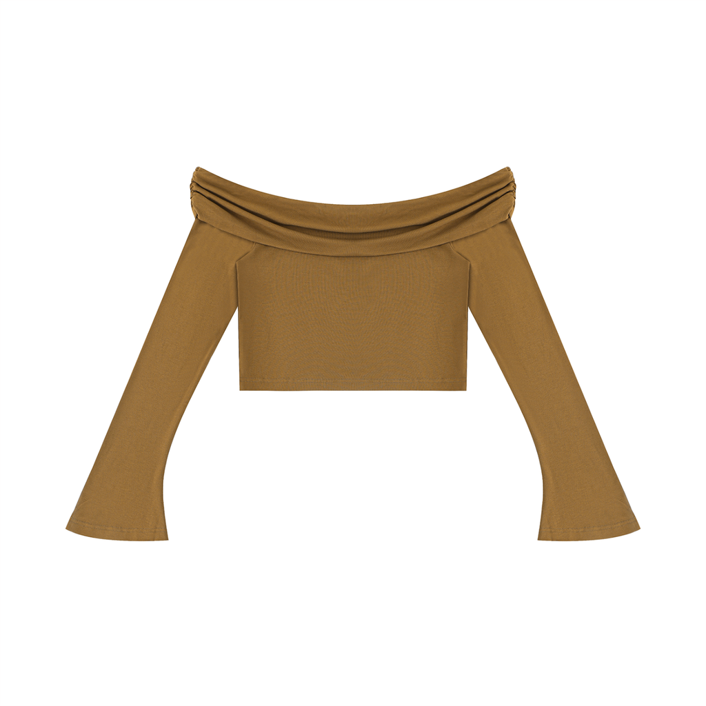 all,arcaprl,womens,upper,body,off,the,shoulder,bell,sleeve,crop,wt0112,tshirt
