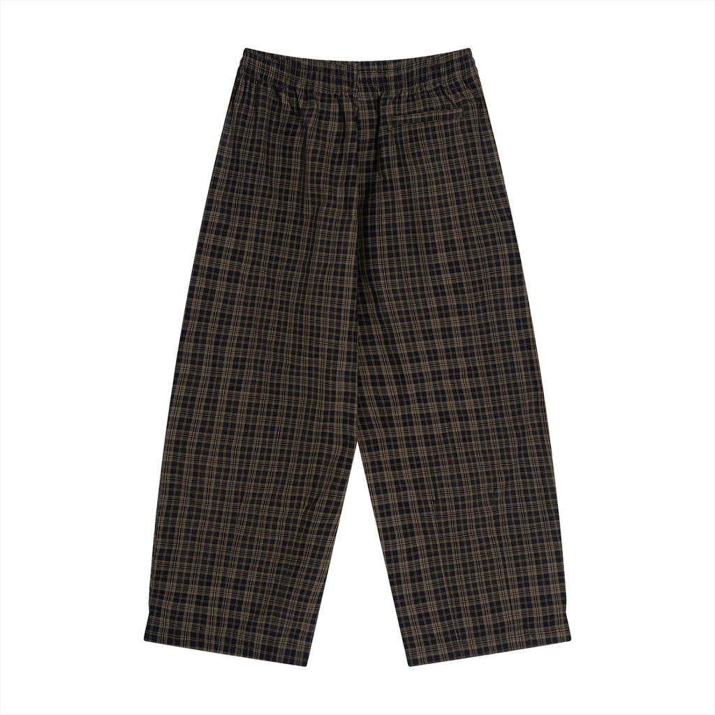 Unisex Plaid Wide Leg Pants