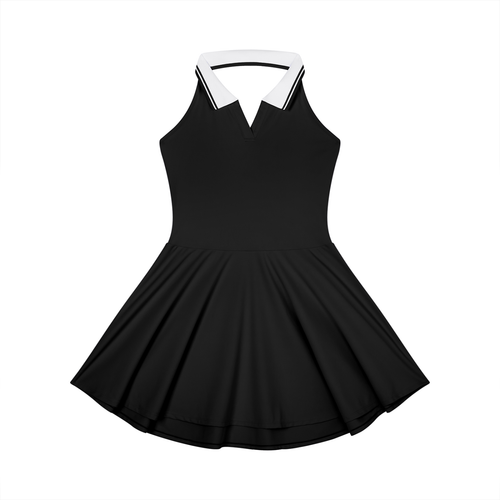 all,arcaprl,collared,halter,a,line,aline,tennis,dress,womens,women,upper,body