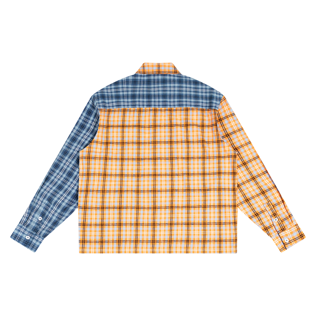 ut0132,all,arcaprl,one,size,oversized,plaid,color,colour,collar,block,shirt,upper,body