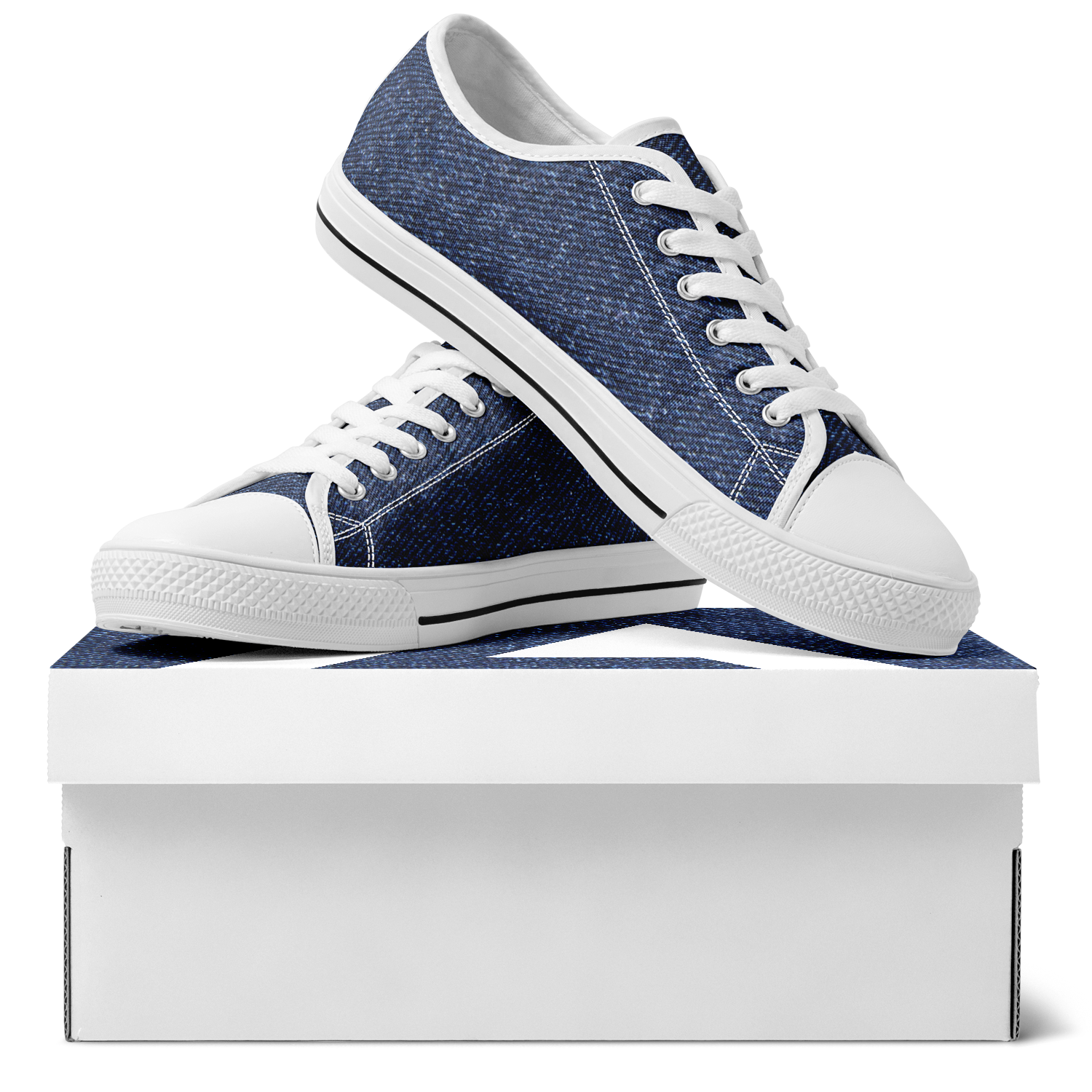 SNEAK | low top | navy denim - Arcadia Apparel