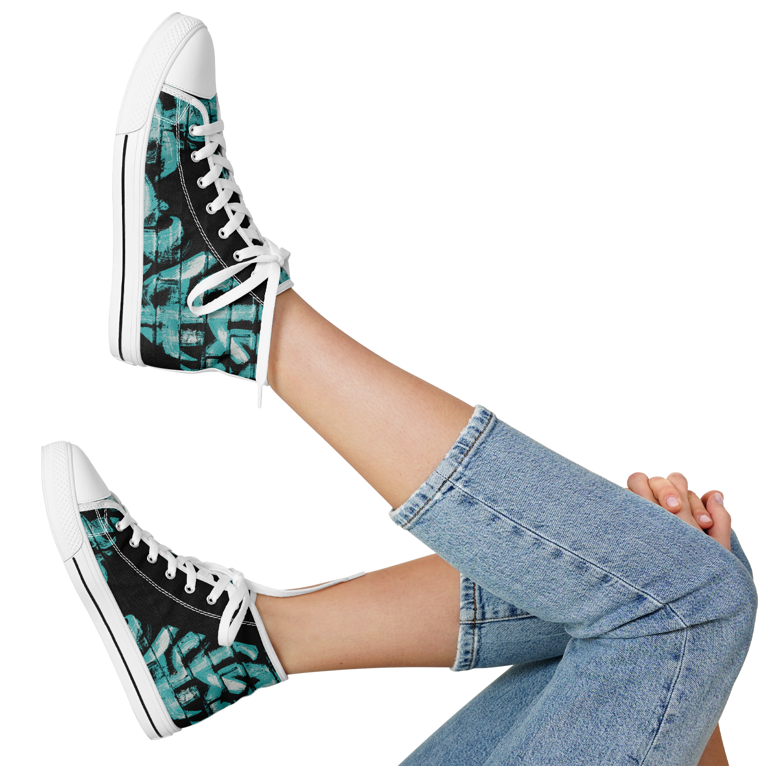 SNEAK | high top | graffiti checkmark