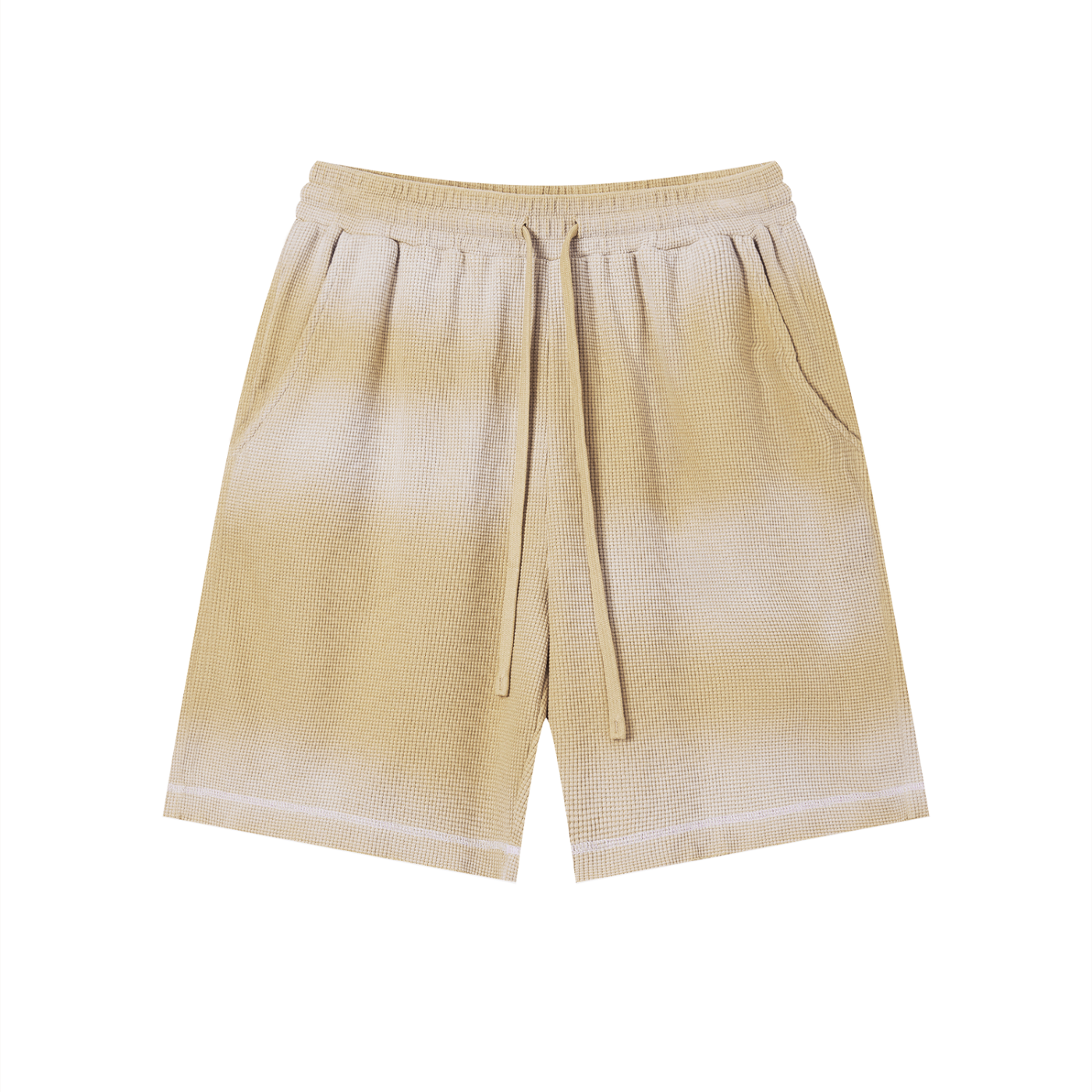all,arcaprl,waffle,sunfade,raw,raw hem,hem,shorts,lower body,one-size