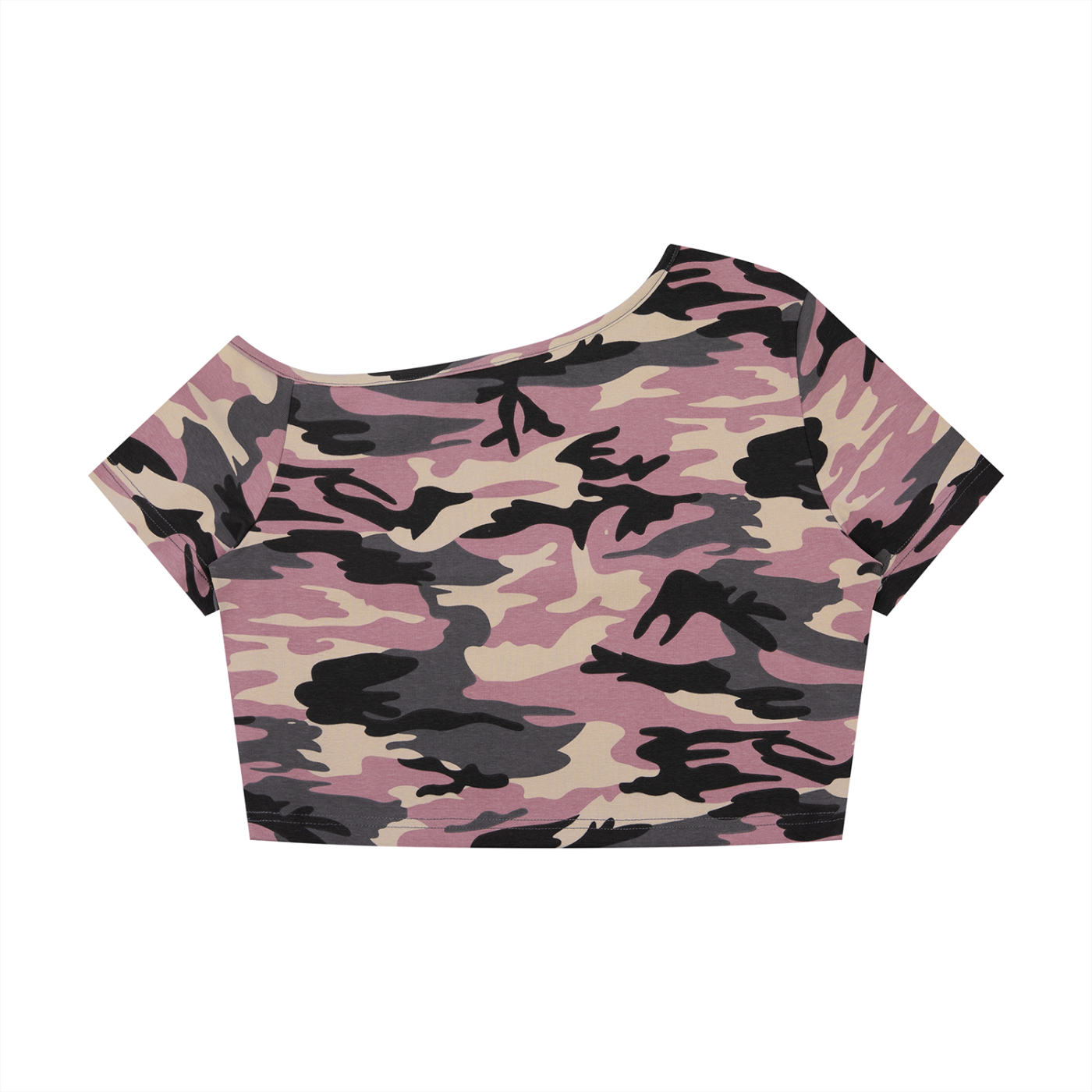 all,arcaprl,women,woman,womens,womans,camo,off,shoulder,crop,tshirt,tee,upper,body,wt0202