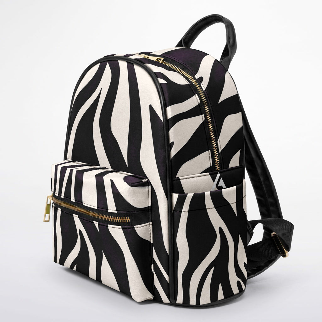 Mini Backpack | zebra print
