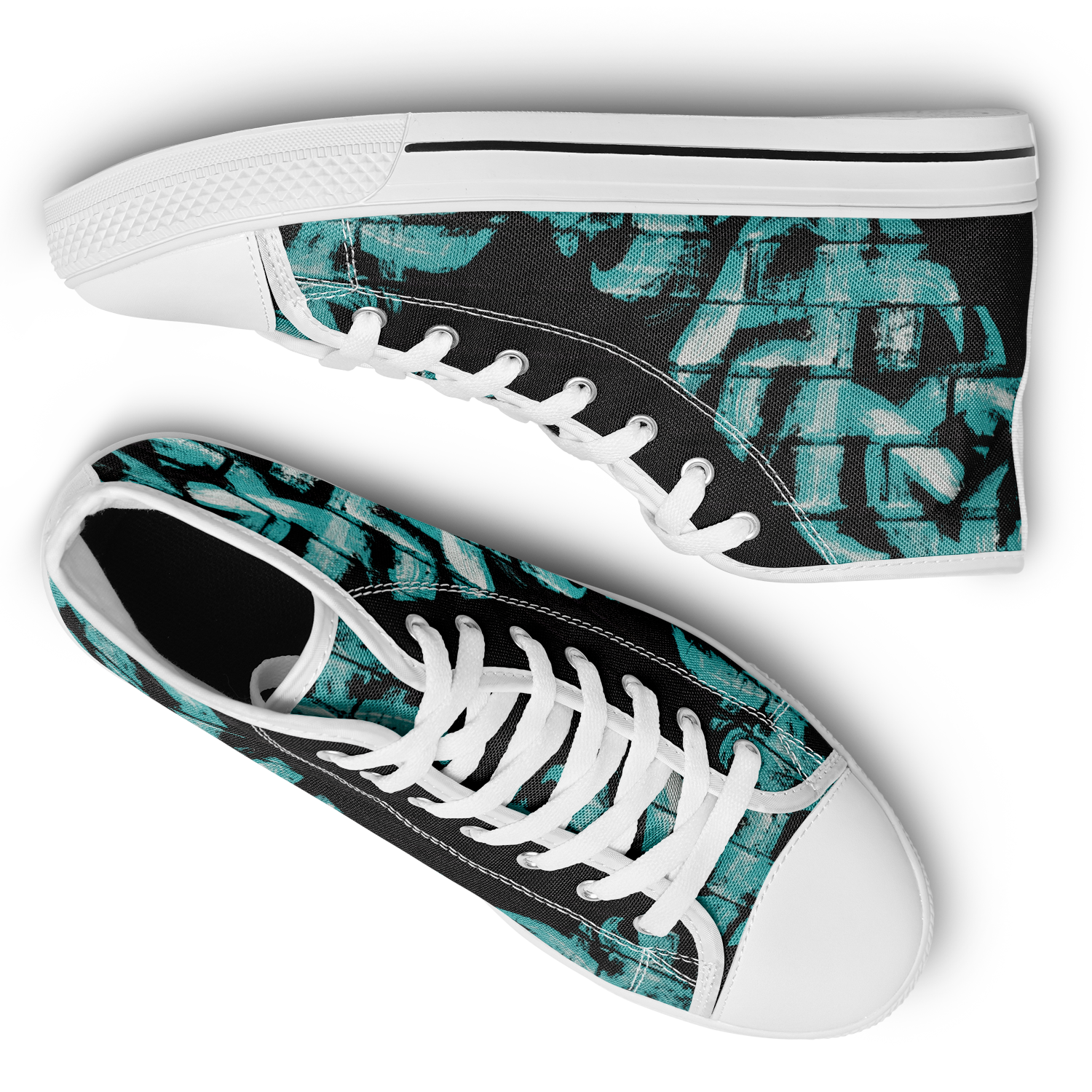 SNEAK | high top | graffiti checkmark