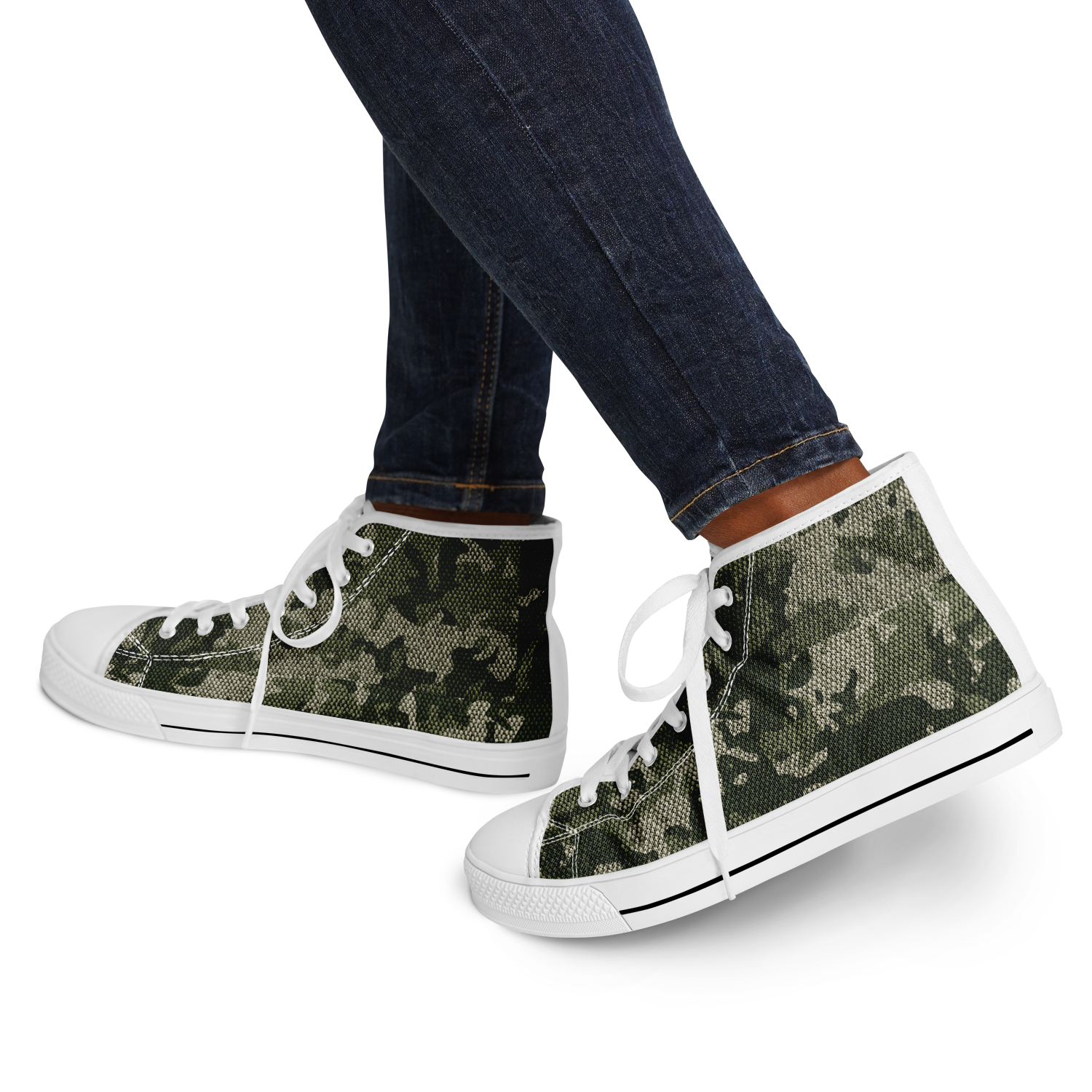 HIGH TOP | green camo | white sole - Arcadia Apparel