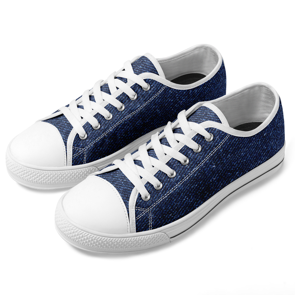 SNEAK | low top | navy denim - Arcadia Apparel