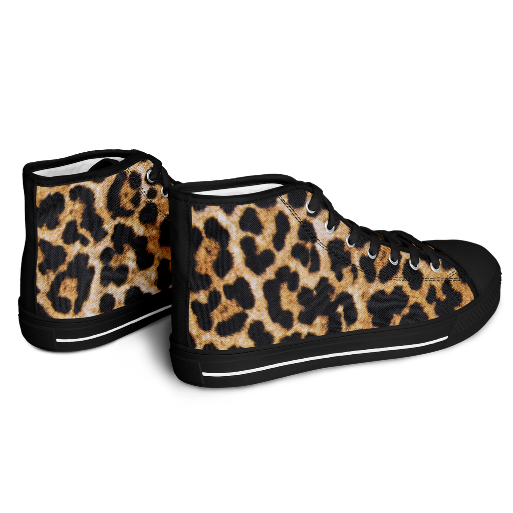 SNE4K | high top | leopard print | black details