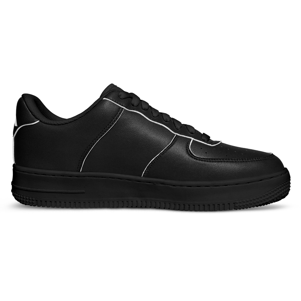 N | core low top | black w/ logo on the heel - Arcadia Apparel