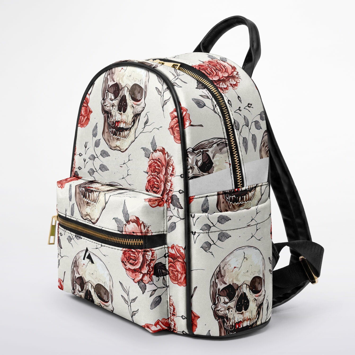 City Mini Backpack | skulls and roses