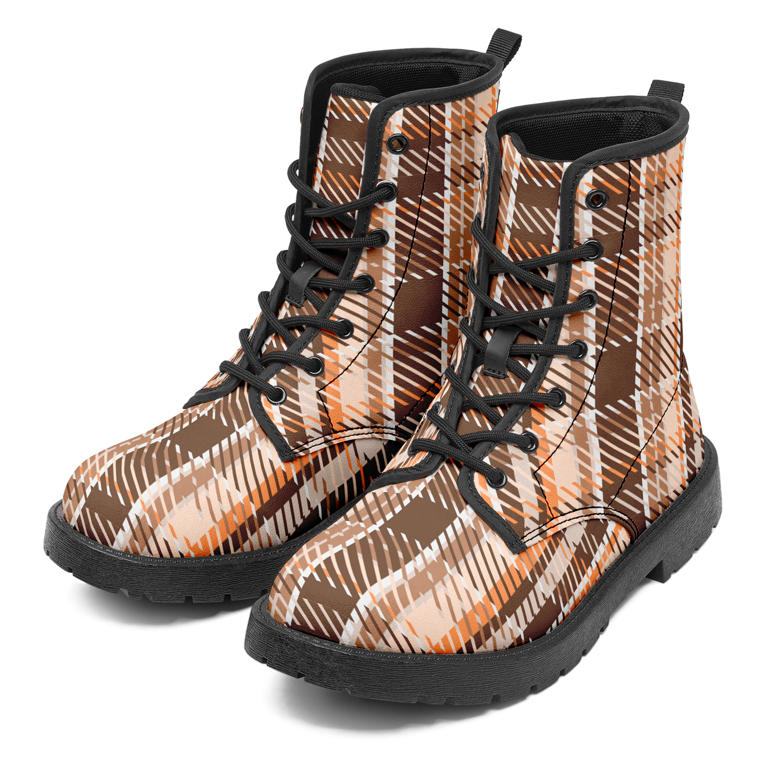N | city strider boot | brown plaid - Arcadia Apparel