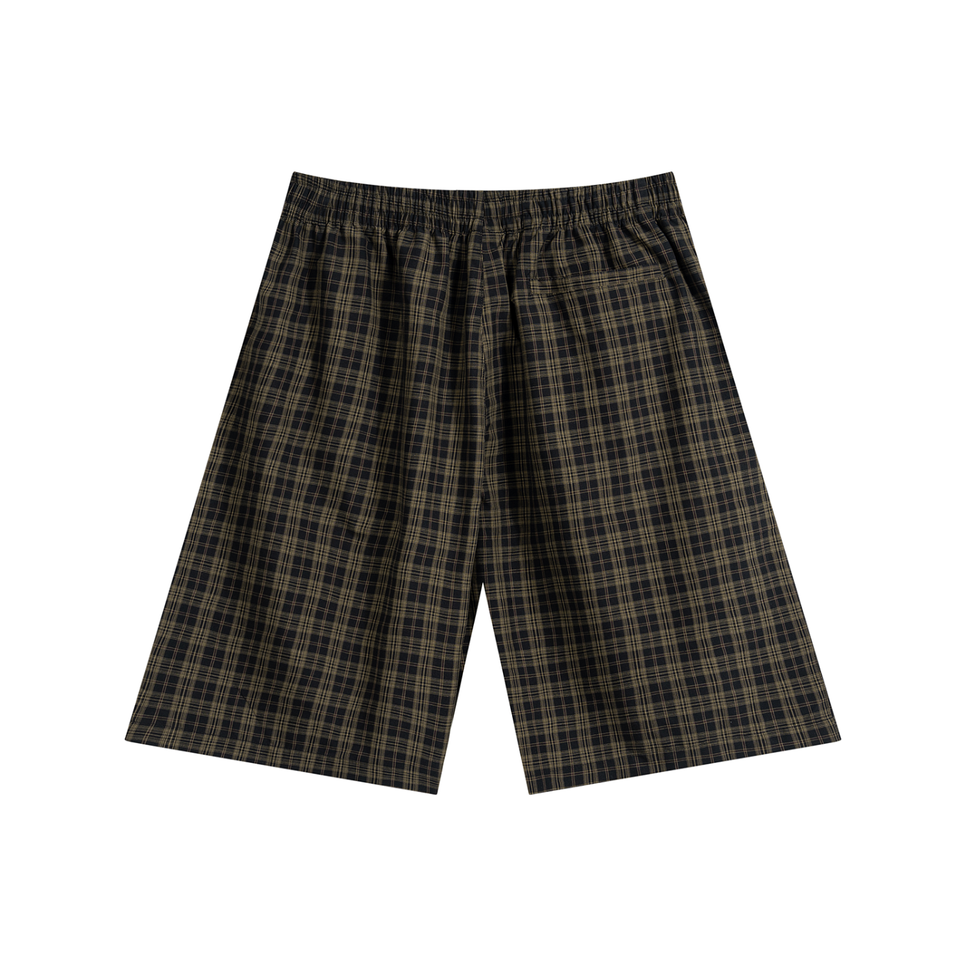 Unisex Plaid Wide Leg Shorts