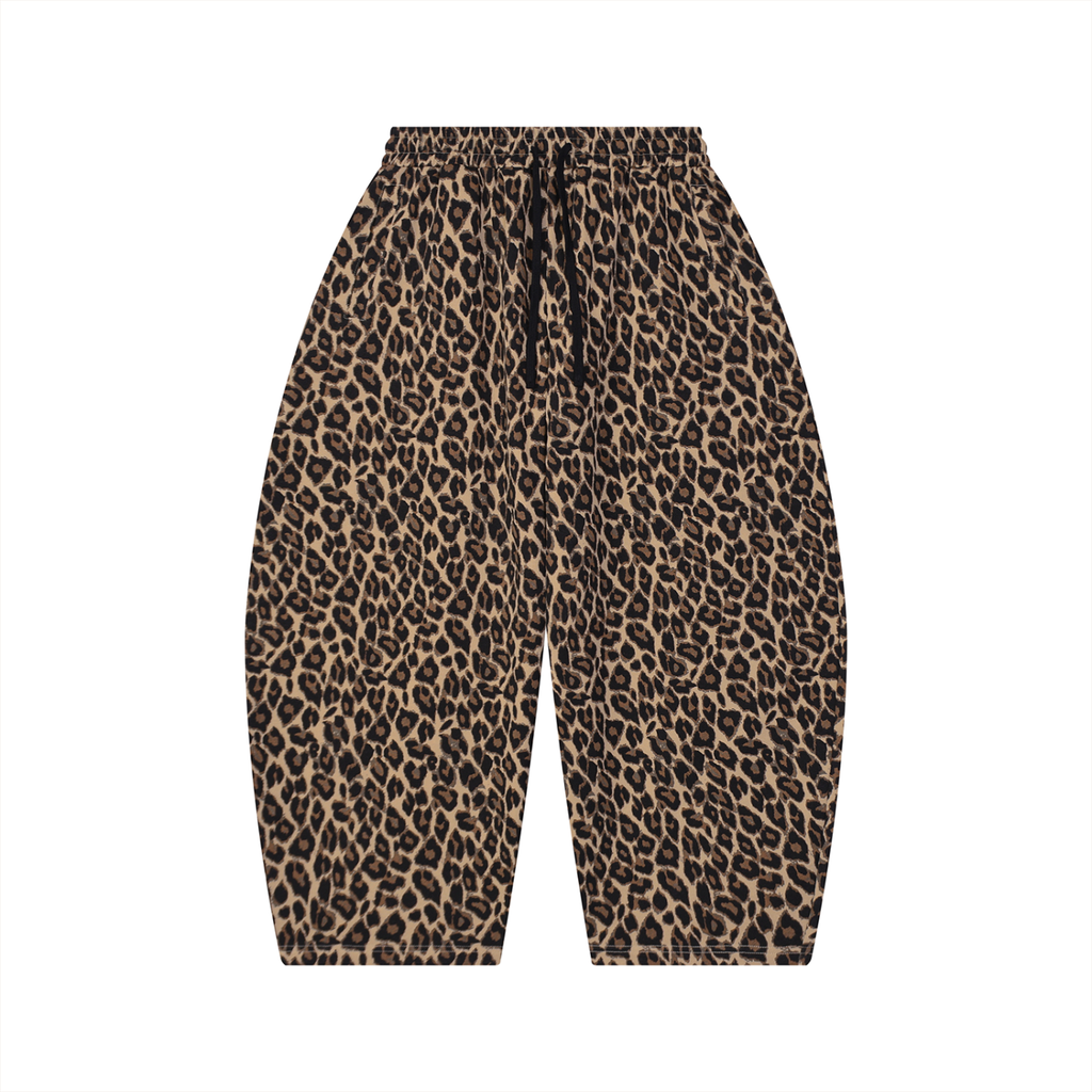 all,arcaprl,one,size,lower,body,leopard,barrell,barrel,leg,sweatpants,sweats