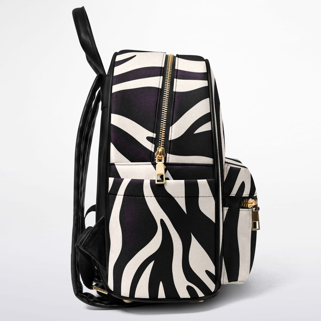 Mini Backpack | zebra print