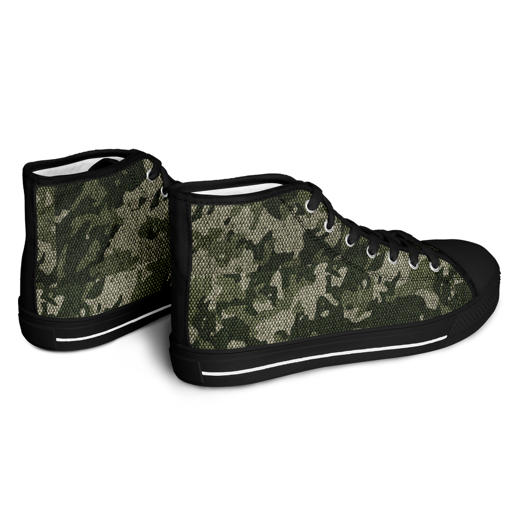 HIGH TOP | green camo | black sole - Arcadia Apparel