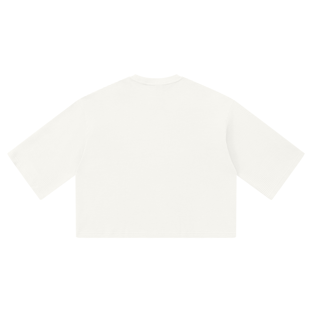 O | waffle boxy t-shirt