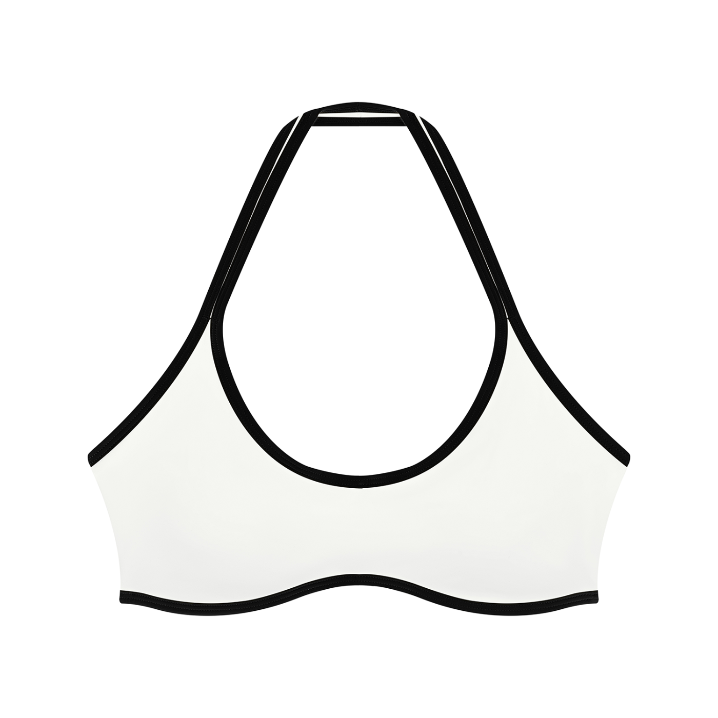 W | halter colour block yoga sports bra