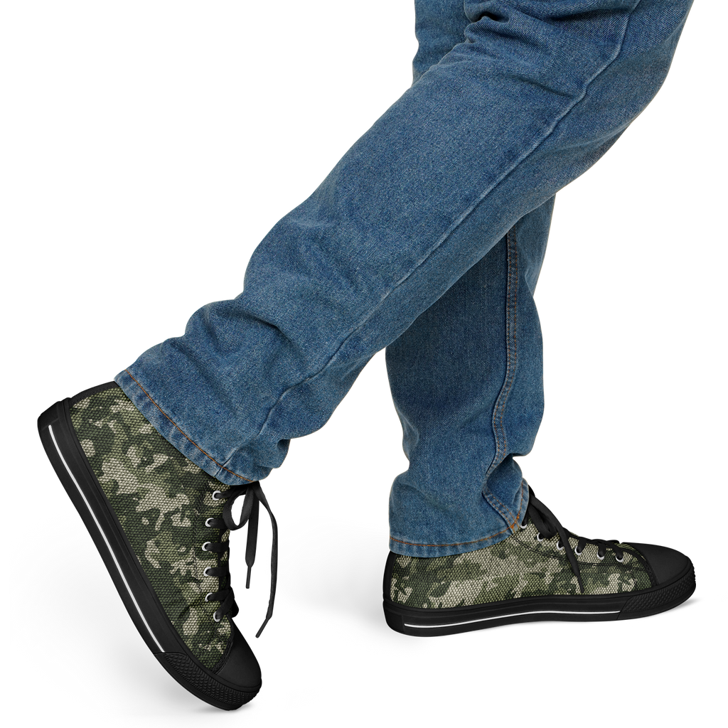 HIGH TOP | green camo | black sole - Arcadia Apparel