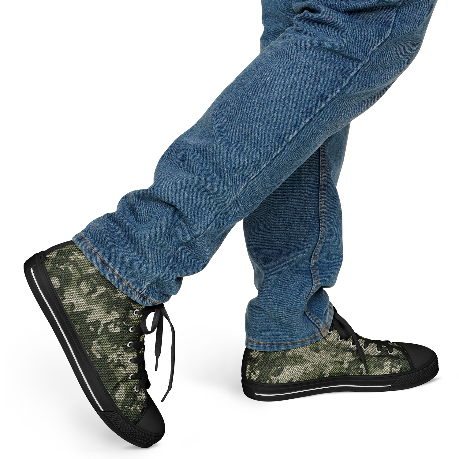 HIGH TOP | green camo | black sole - Arcadia Apparel